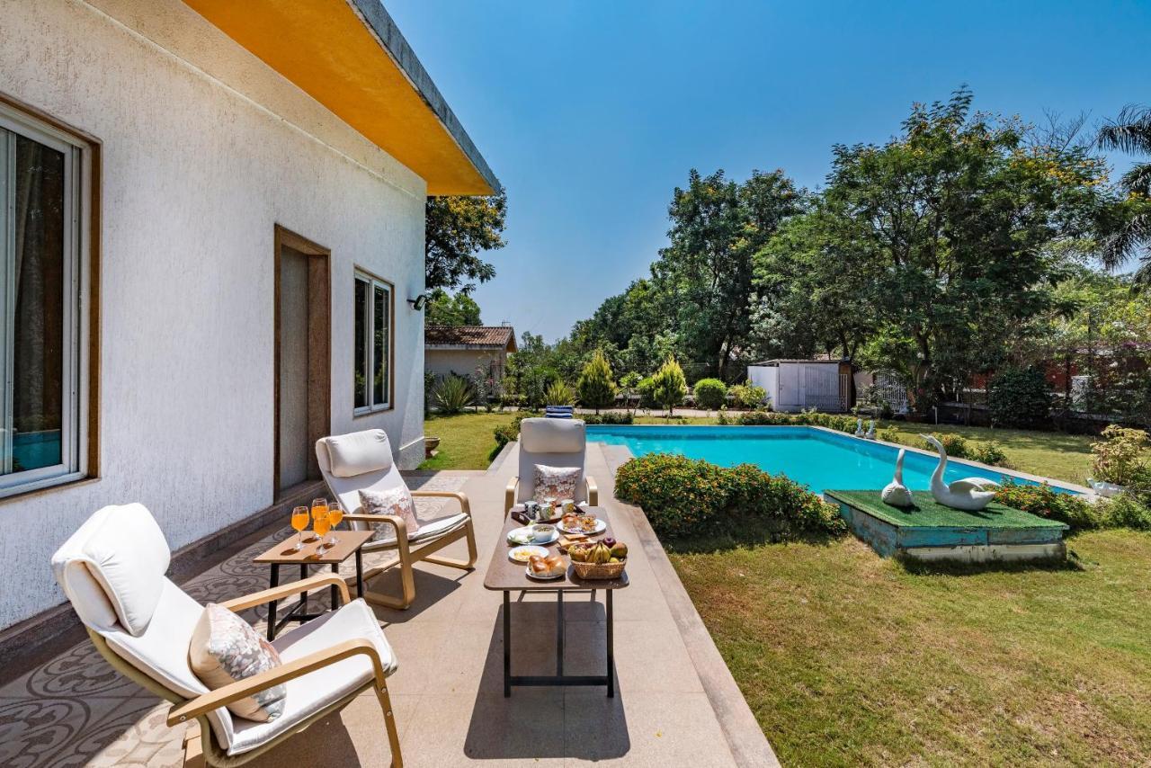 Saffronstays Roselle, Malavli - Pet-Friendly Pool Villa With Modern Interiors لونافالا المظهر الخارجي الصورة