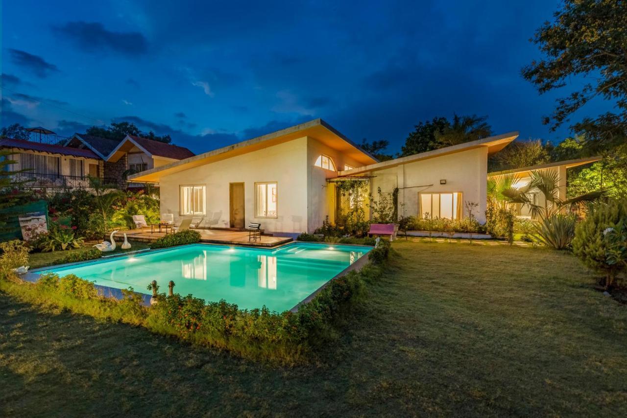 Saffronstays Roselle, Malavli - Pet-Friendly Pool Villa With Modern Interiors لونافالا المظهر الخارجي الصورة